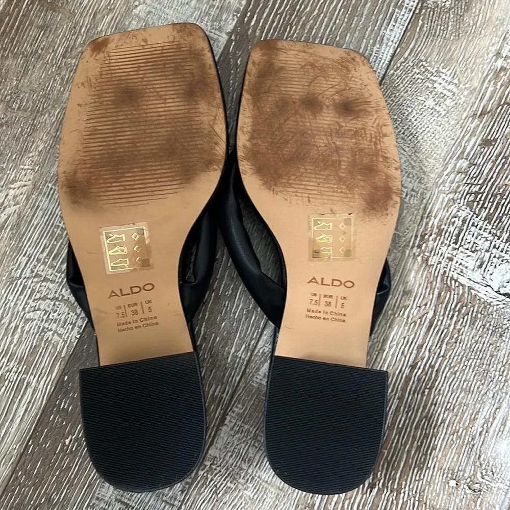 Black Aldo Gisela heeled sandals - Picture 3 of 3